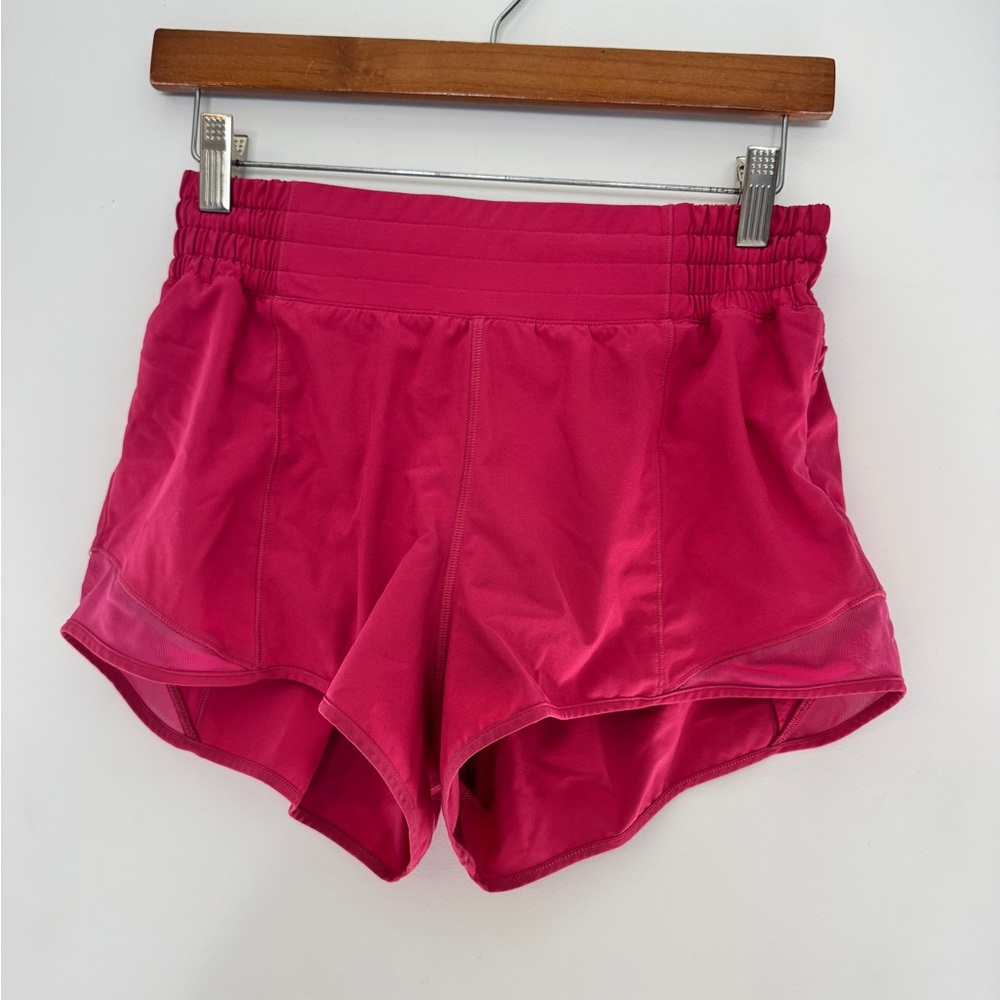 lululemon athletica Hot Pink Hotty Hot Shorts - High